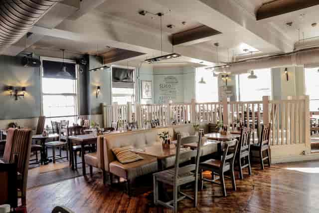 Private function room at O'Neill's Kings Cross, ideal for networking lunches and small events.