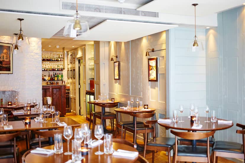 Elegant restaurant venue for intimate gatherings and corporate dinners in Trishna.