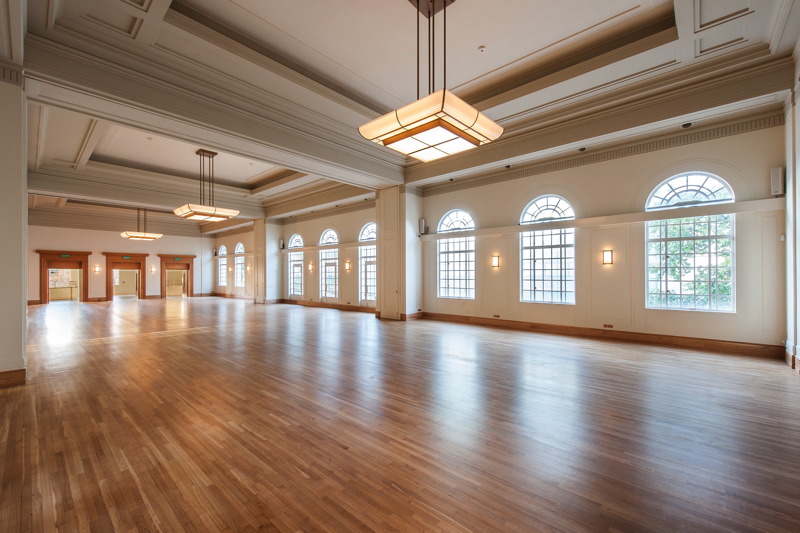 Spacious Assembly Hall at Hackney Town Hall, perfect for corporate and social events. - Banner