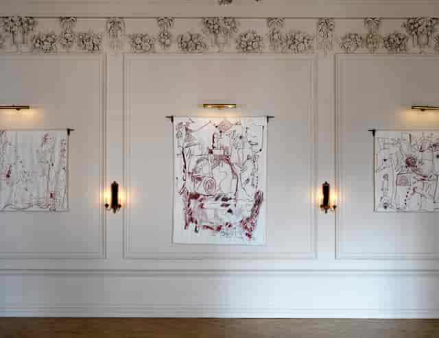 Elegant event space at The Ned with sophisticated decor for upscale meetings and gatherings.