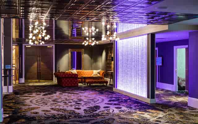 Alan Turing in stylish Vermilion event space, ideal for networking and social gatherings.