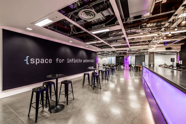 CodeNode ESCape Breakout networking event space mural