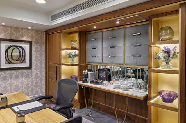 Modern meeting space in Belgravia, Sofitel London St James, ideal for corporate events.