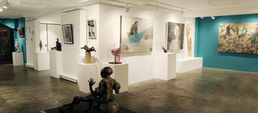 Contemporary art gallery space at Sunny Art Centre for intimate events and exhibitions.
