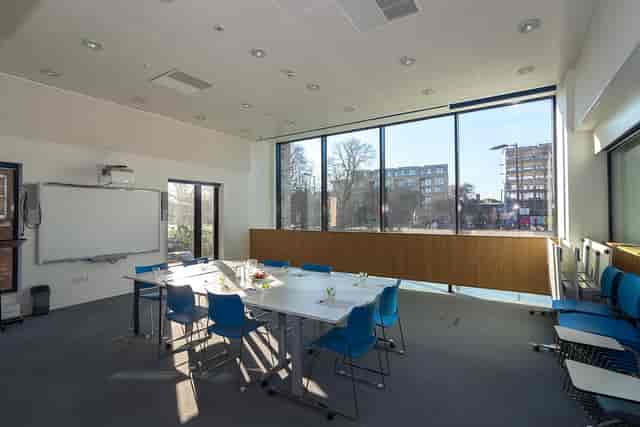 Modern Camberwell Meeting Room 3 with natural light, ideal for workshops and meetings.