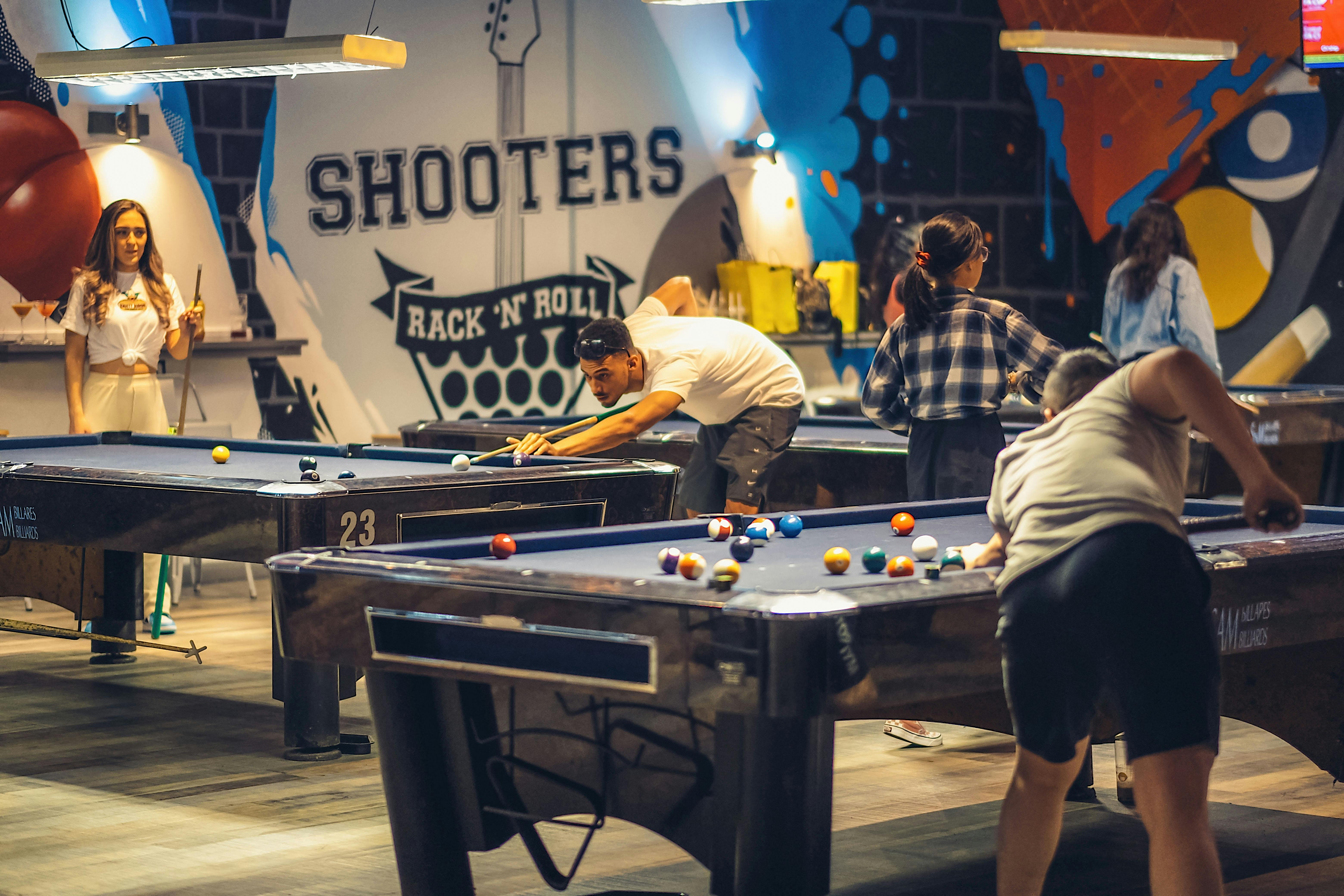 Vibrant Shooters Sports Bar, ideal for team-building and networking events.