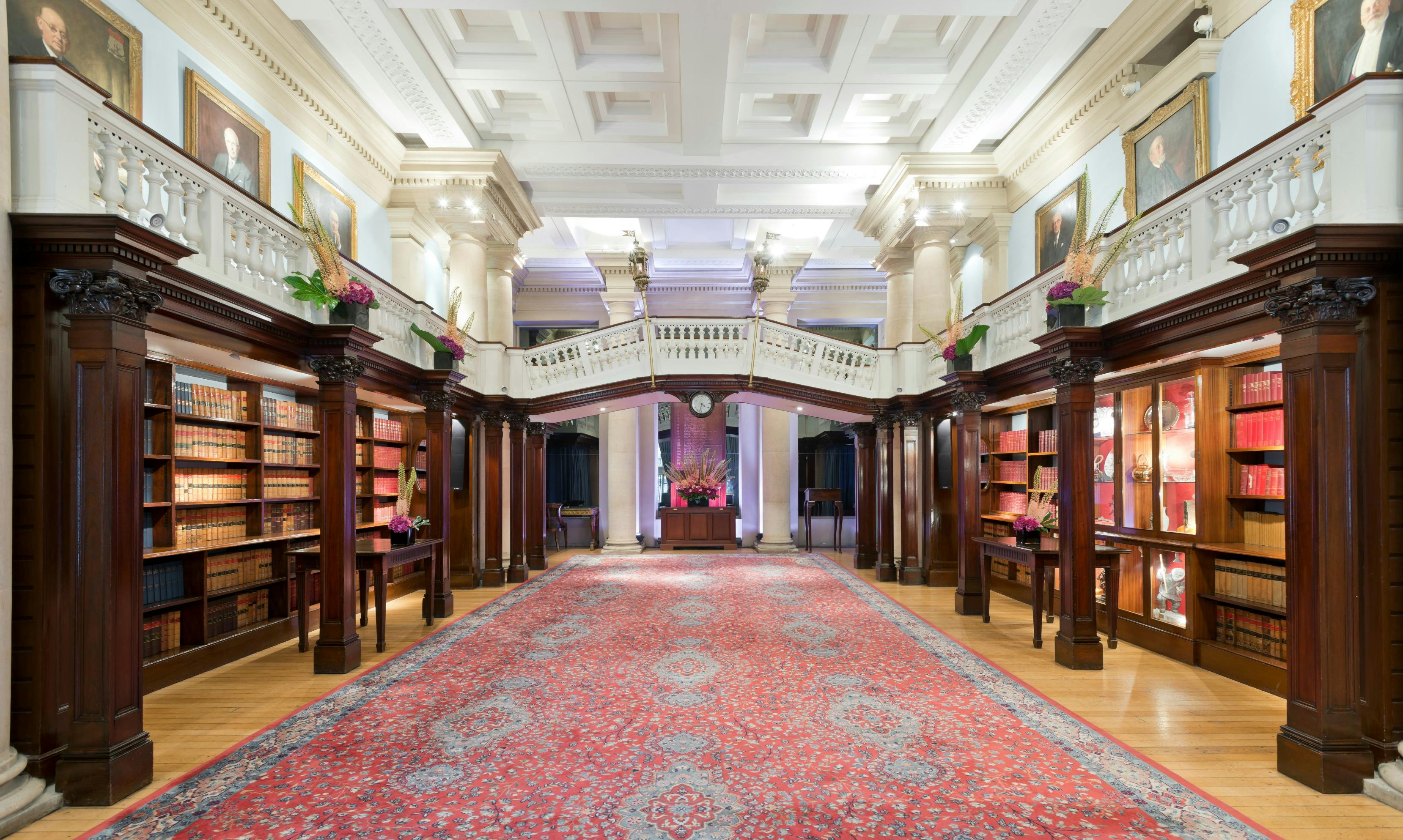 Elegant Members Room at One Moorgate Place, ideal for corporate events and receptions.