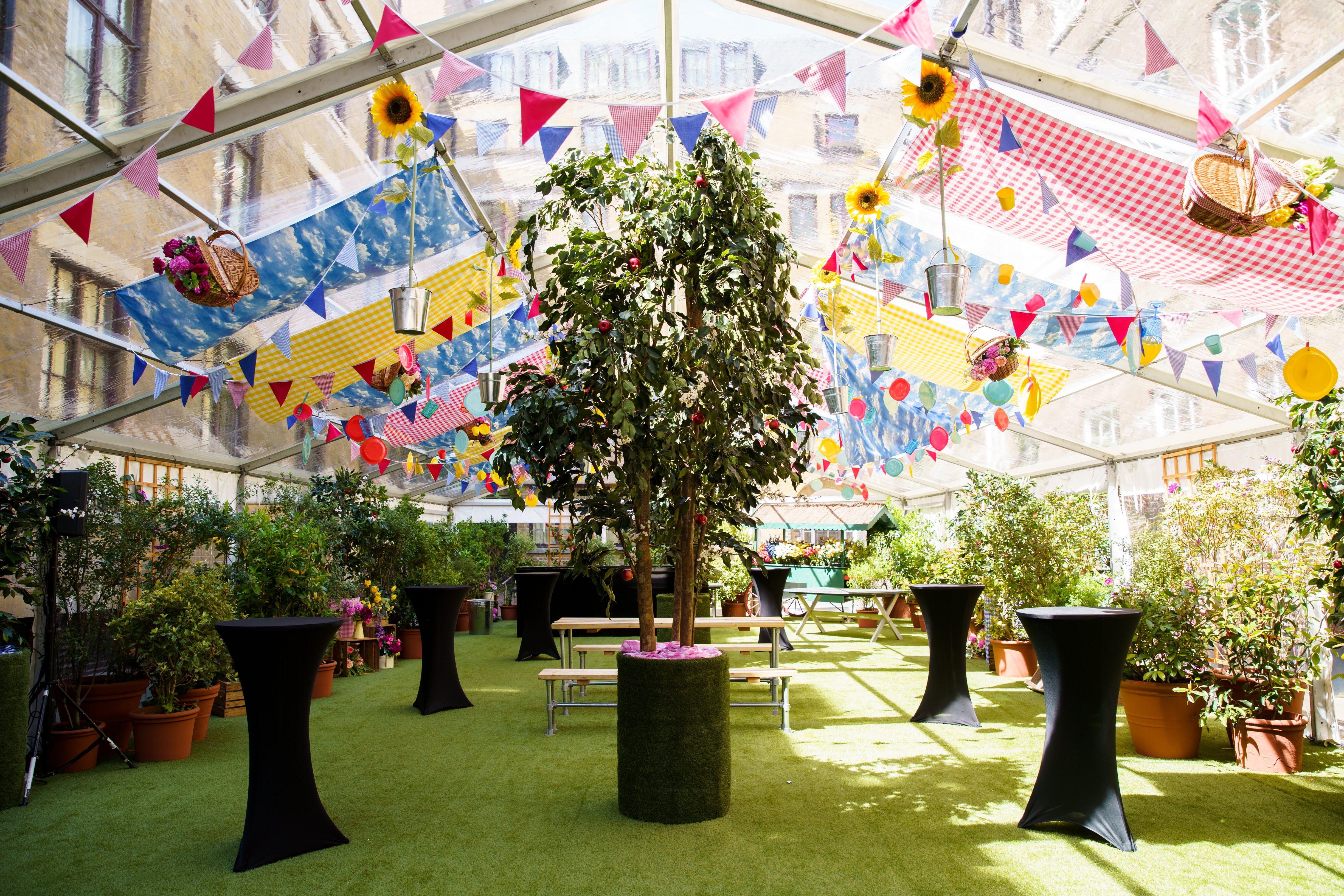 Courtyard marquee