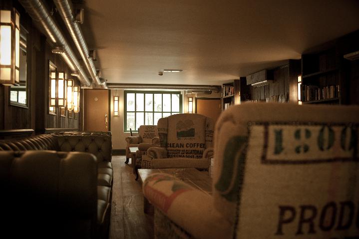 Cozy lounge area in Cafe Zee, perfect for networking and informal gatherings.
