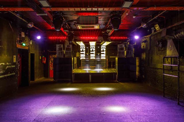 Electrowerkz venue, industrial launch party