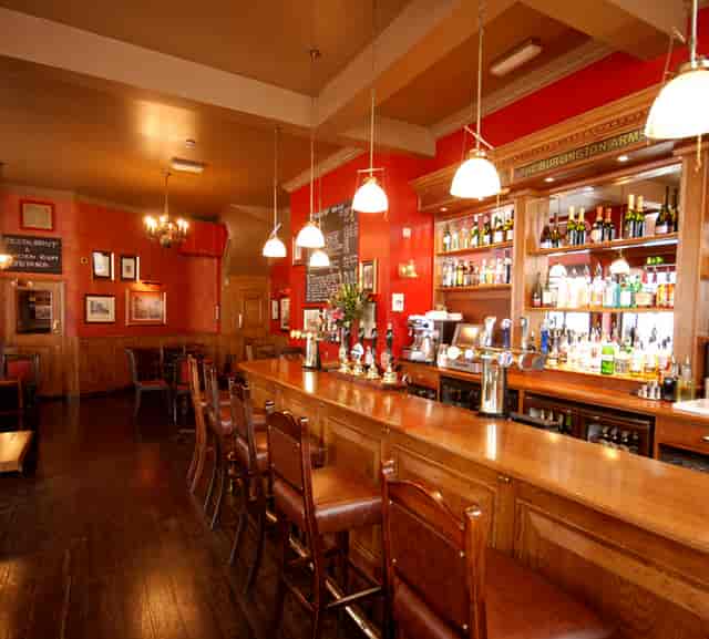 Function Room at The Burlington Arms: warm, intimate space for networking and corporate events.