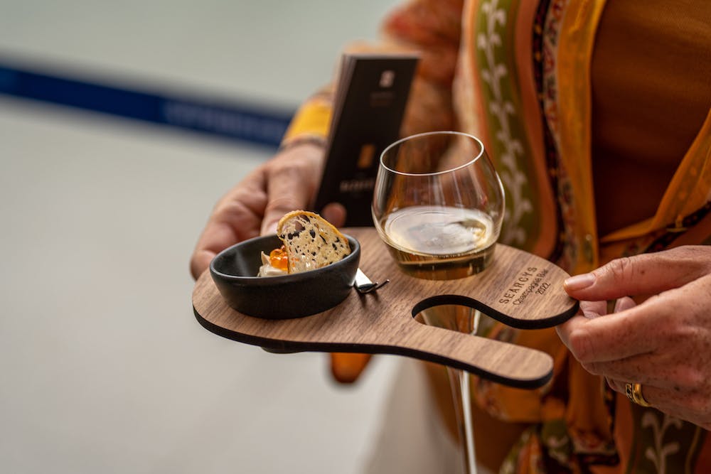 Elegant tasting experience at St Pancras Brasserie for networking events and receptions.