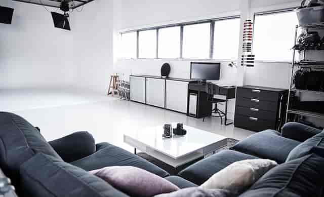 Modern meeting space at Monkey Business Studio, ideal for workshops and team collaboration.