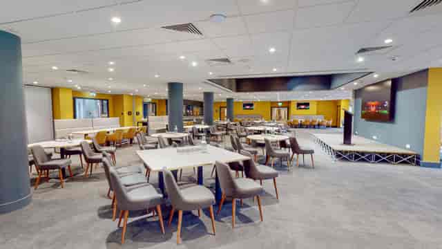 Hayward Suite at Molineux Stadium: versatile event space for corporate training and workshops.