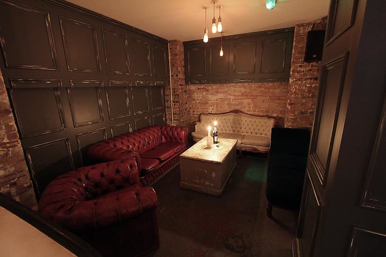 Quirky furniture at Looking Glass Cocktail Club