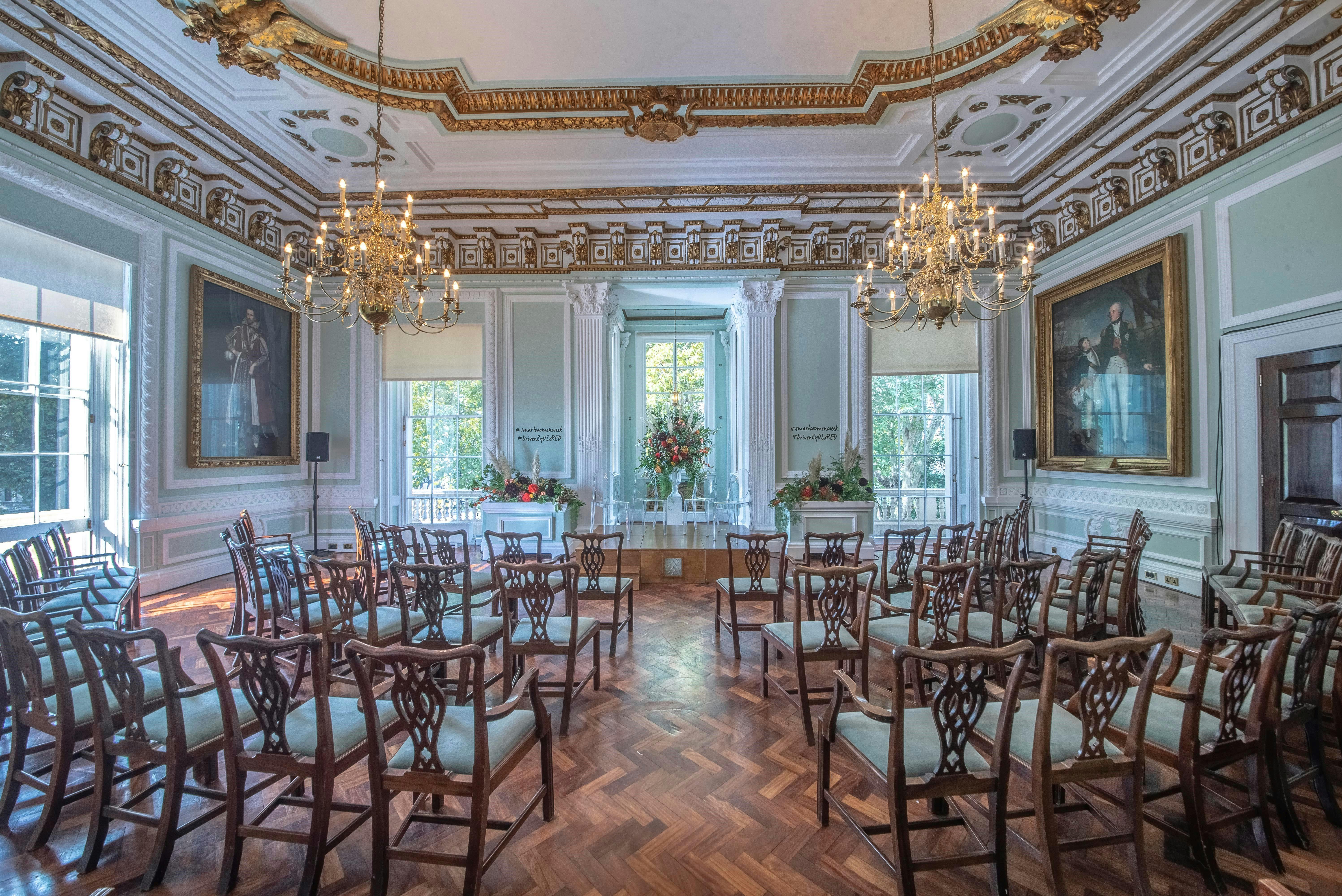 Elegant Council Room at Carlton House Terrace, ideal for corporate meetings and events.