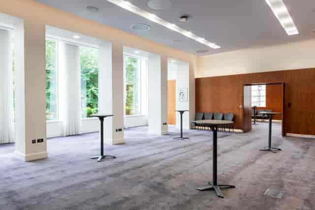 Haslett Room London event networking high-top tables