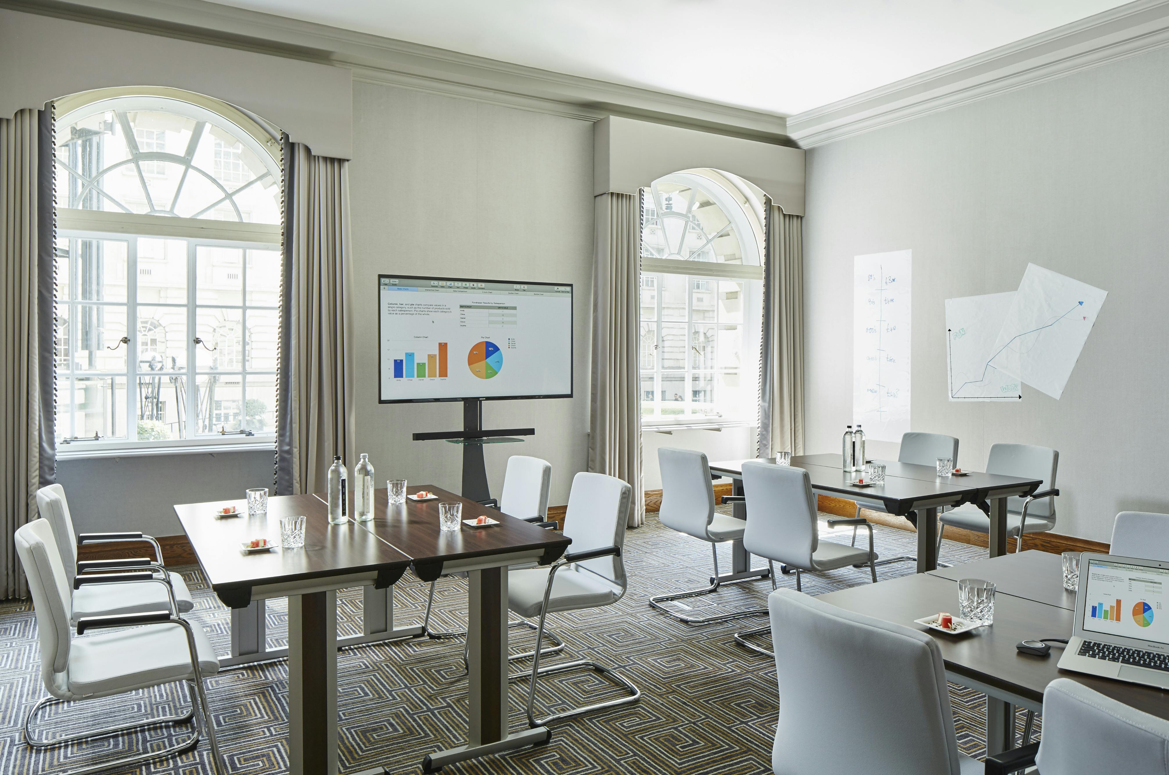 William Wordsworth in a modern meeting room at London Marriott, ideal for professional events.