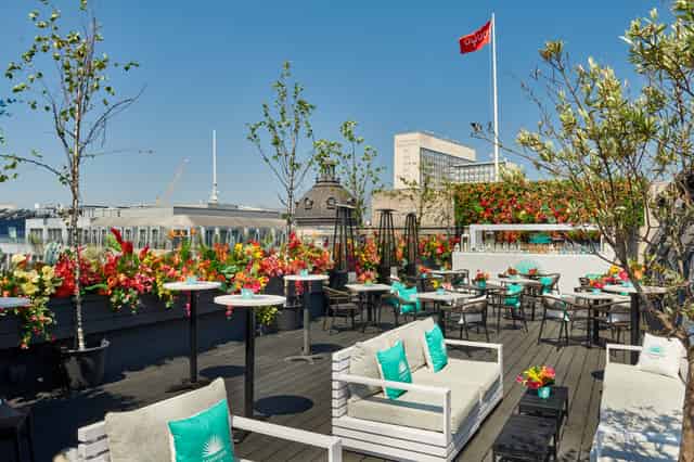 Bar and Private Terrace