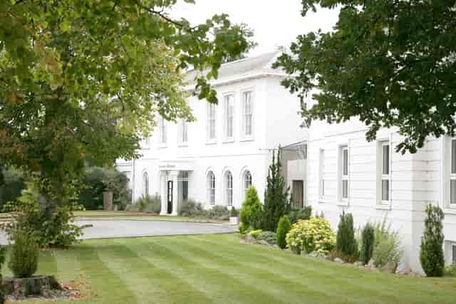 Library Room at Manor of Groves Hotel, elegant venue for corporate events and meetings.