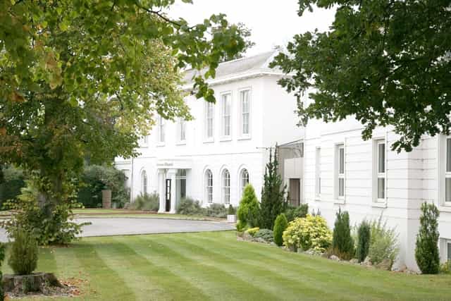 Library Room at Manor of Groves Hotel, elegant venue for corporate events and meetings.