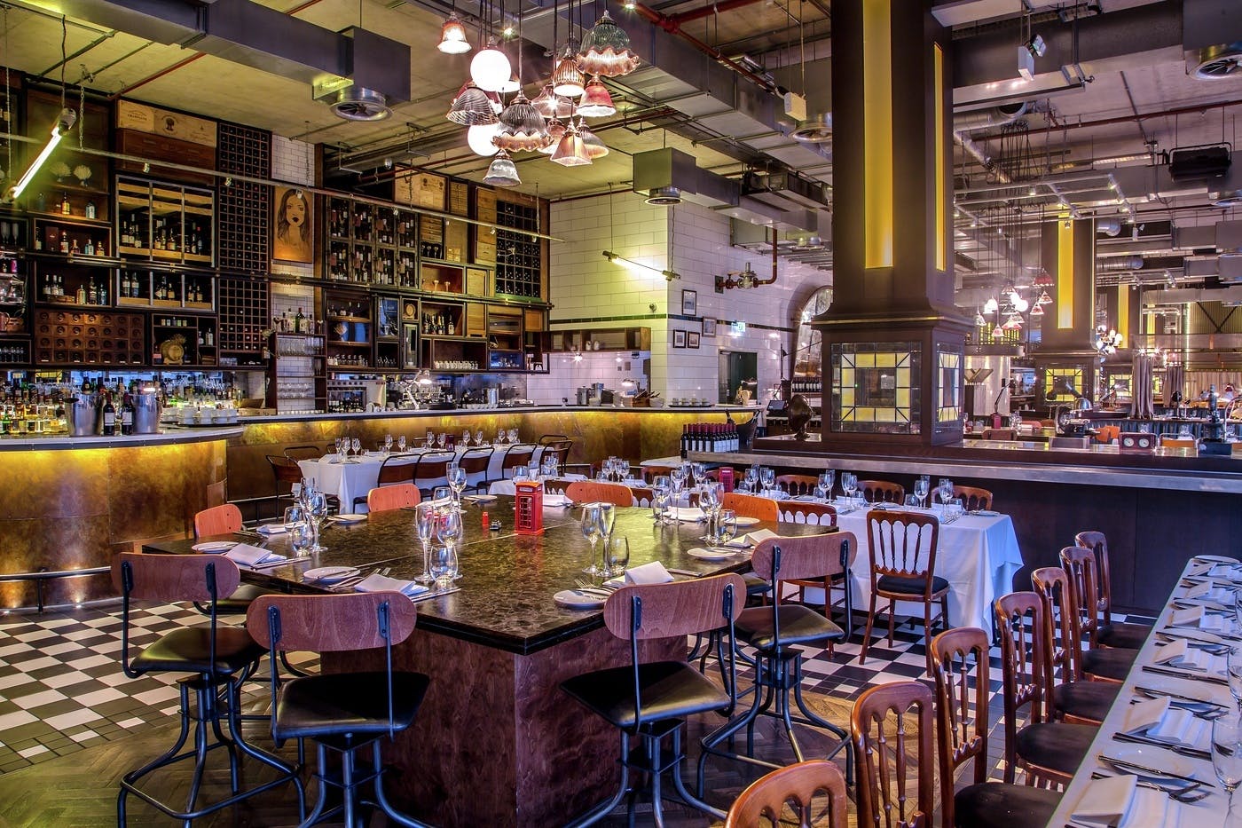 Exclusive hire at Bread Street Kitchen, St Paul's - stylish venue for events and gatherings.