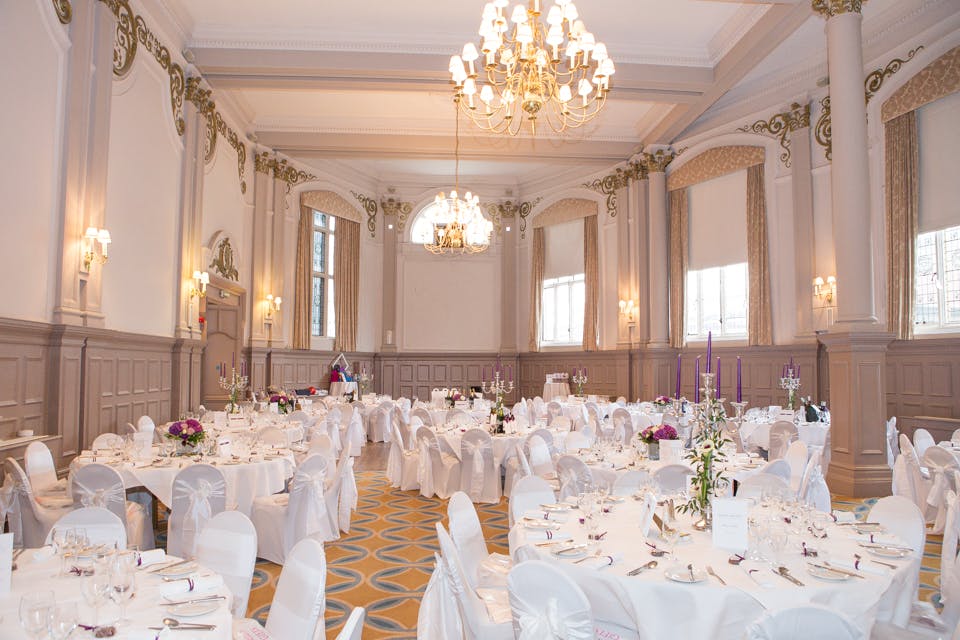 Elegant ballroom at Harte and Garter Hotel, perfect for weddings and corporate events.