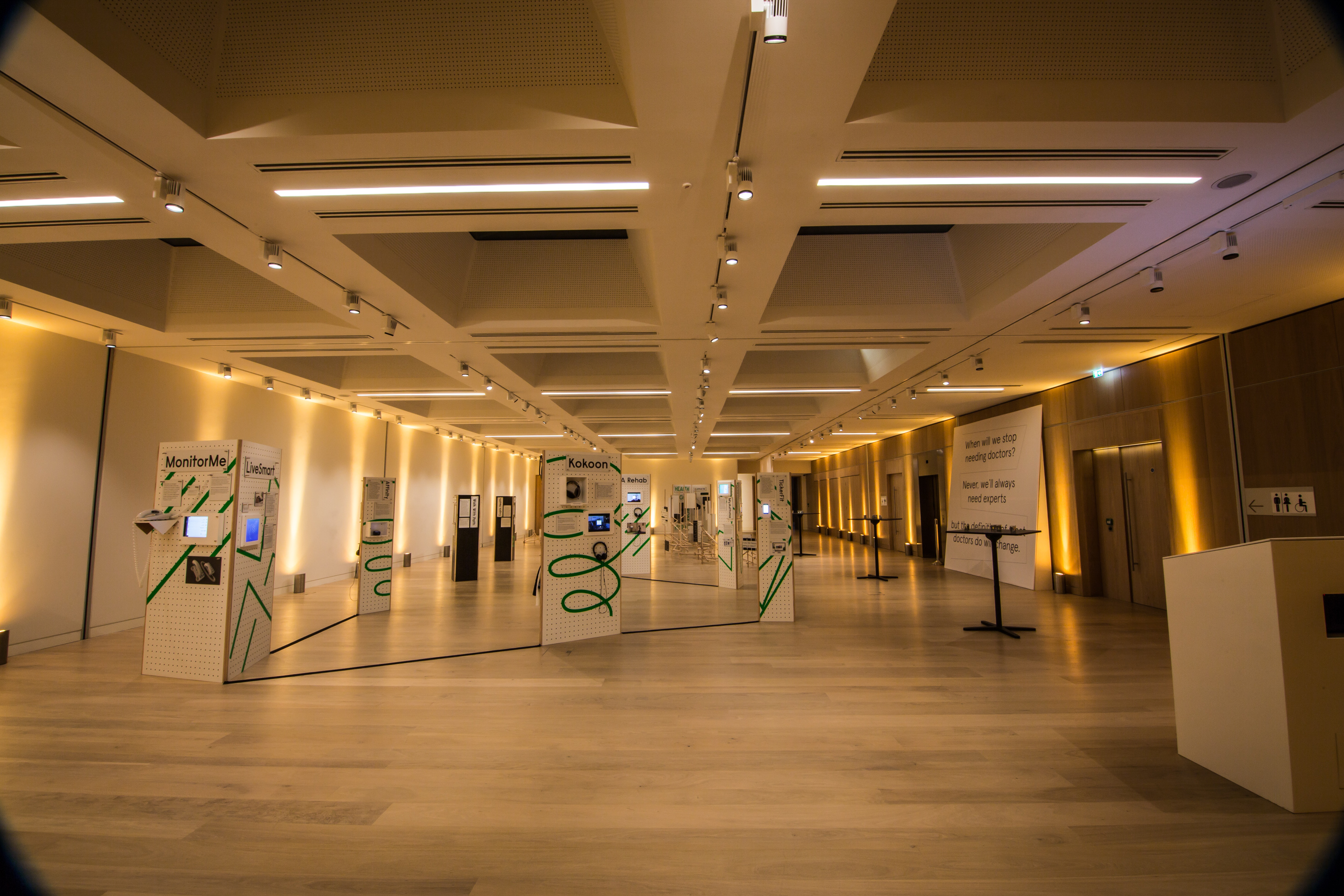 Helene and Johannes Huth Gallery, modern event venue for conferences and exhibitions.