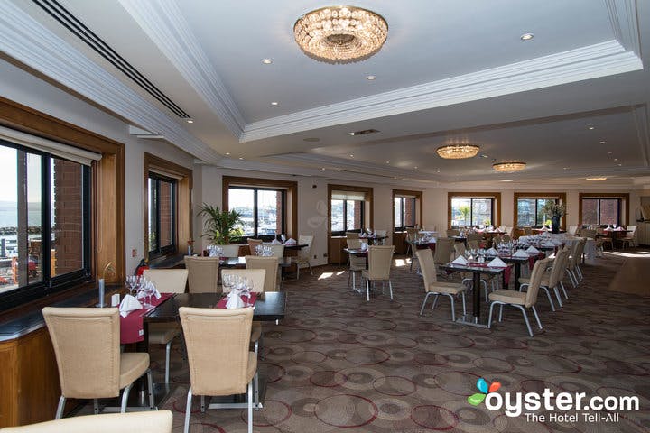 Harbour View Restaurant dining space, elegant decor for corporate events and gatherings.