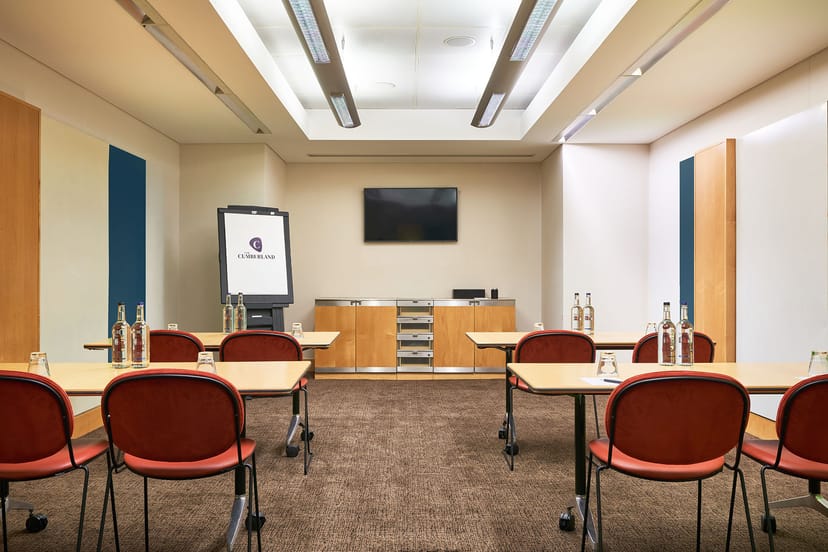 Studio 10 meeting room at The Cumberland Hotel, ideal for workshops and conferences.