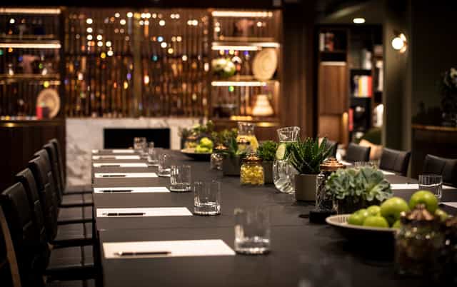 Elegant meeting space at The Library, ideal for corporate events and workshops.