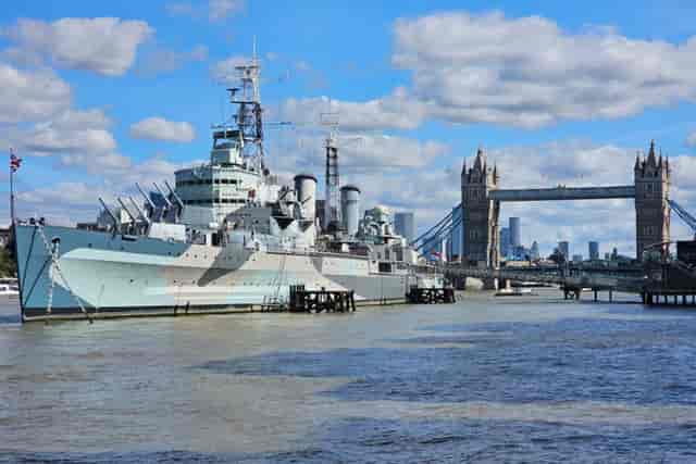 HMS Belfast Jubilee Deck for corporate events and private receptions in London.
