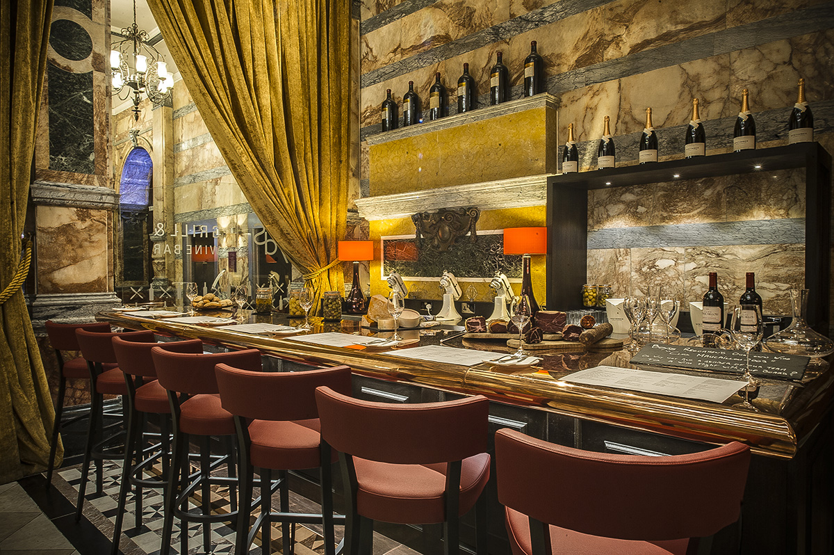 Elegant event space at Boyds Grill & Wine Bar, perfect for upscale gatherings and receptions. - Banner