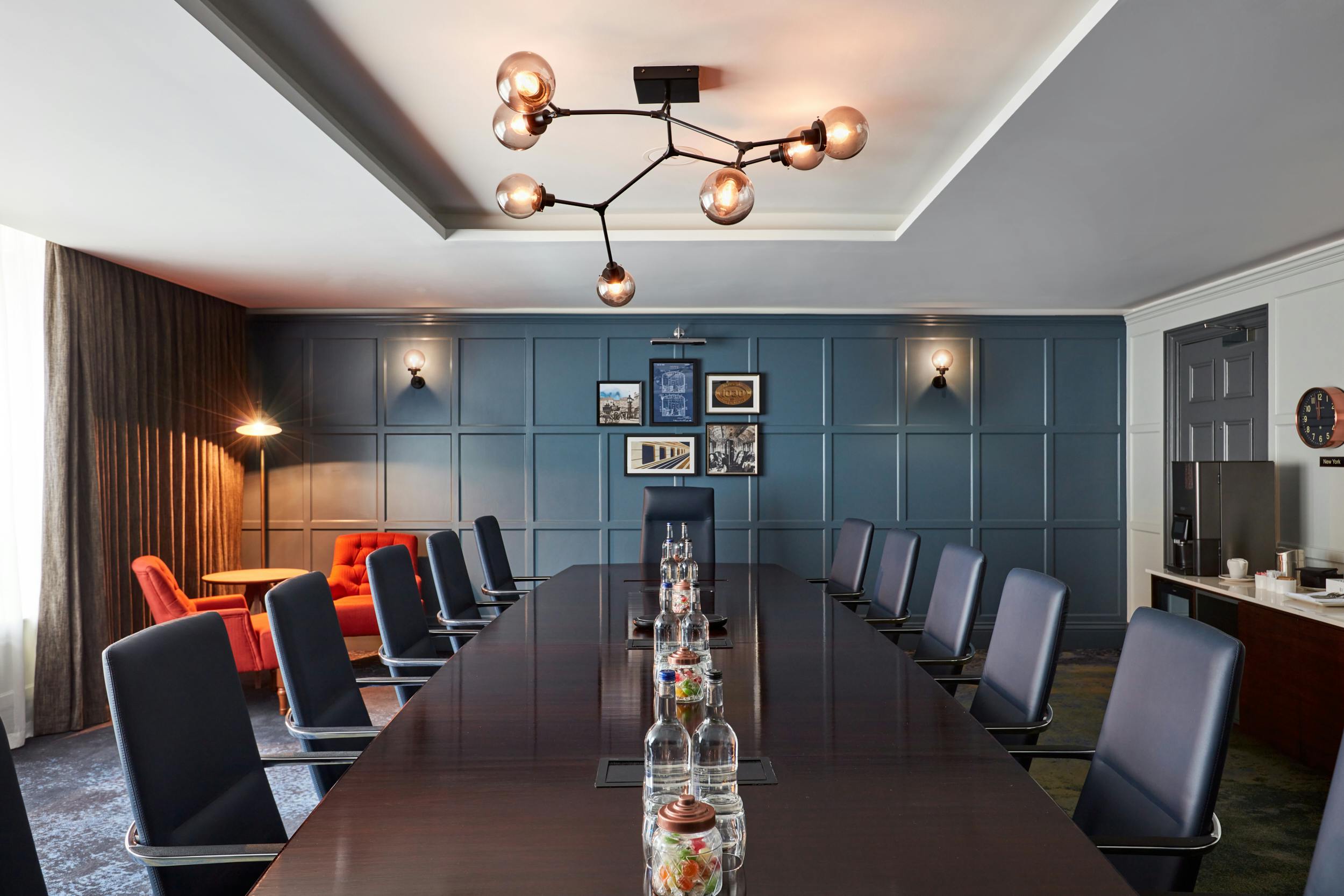 Rovos Boardroom at Clermont Victoria, modern conference room for professional meetings.