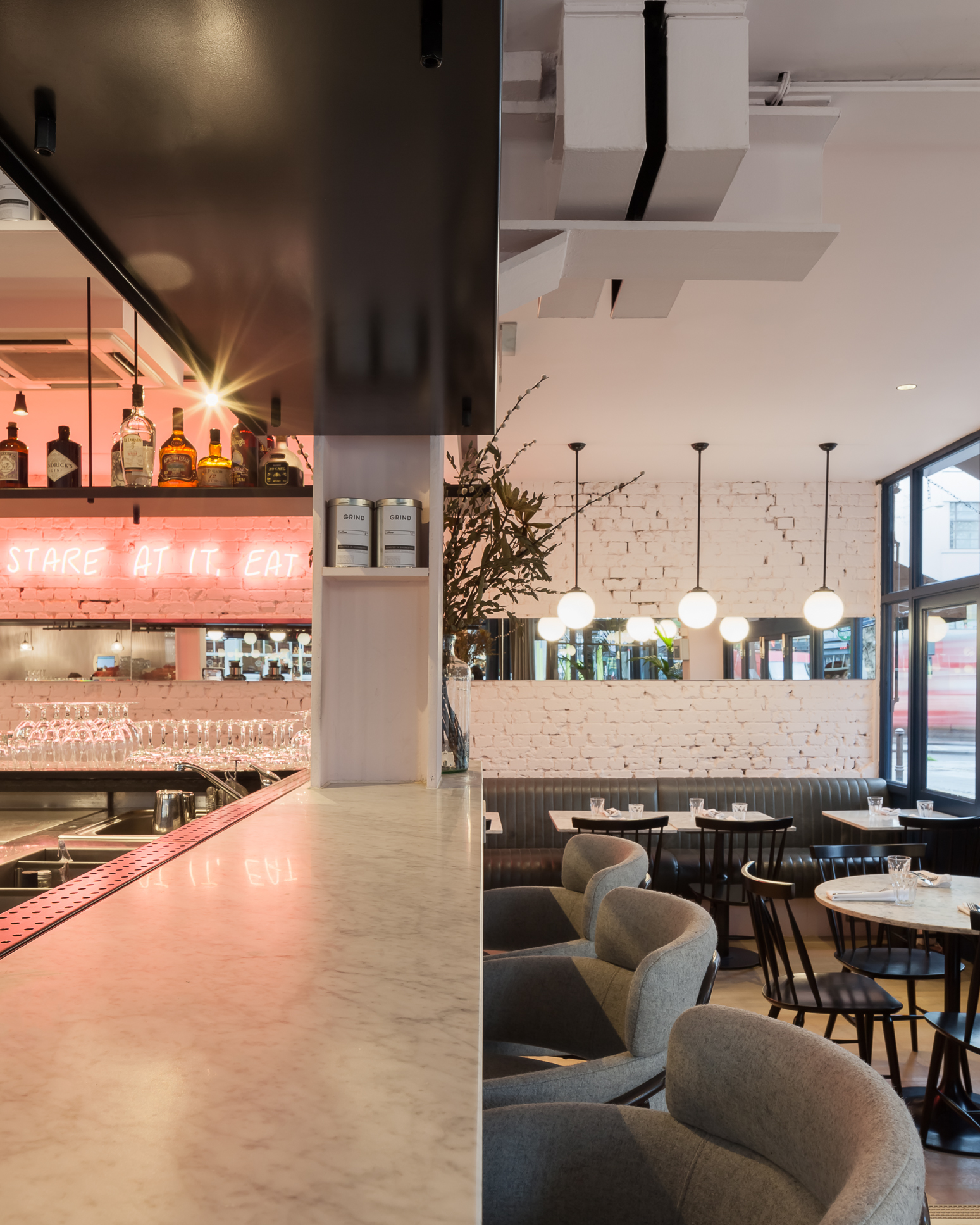 Chic venue in Exmouth Market with vibrant bar, ideal for events and gatherings. - Banner