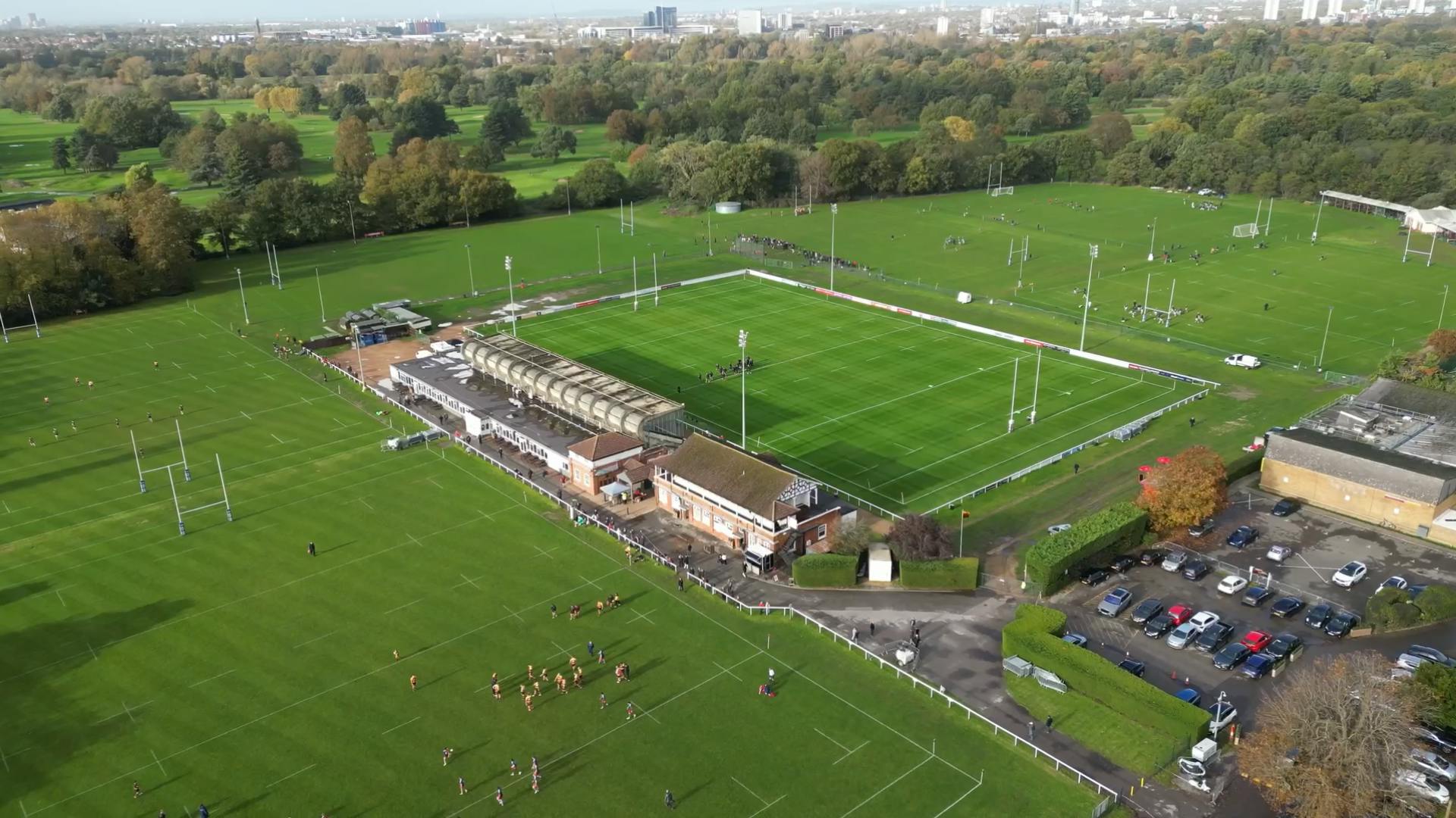 Richmond Athletic Ground pitches, ideal for outdoor events and team-building activities.