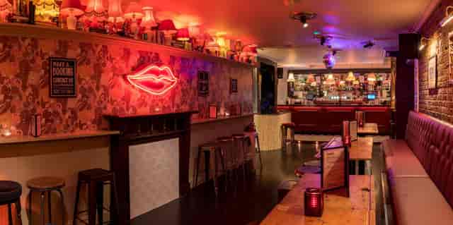Vibrant Main Bar in Simmons, Camden Town - ideal for networking and themed parties.