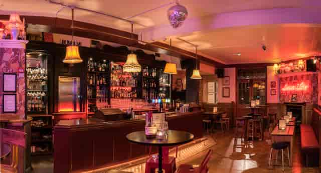 Stylish bar venue hire in Euston Square for intimate gatherings and networking events.