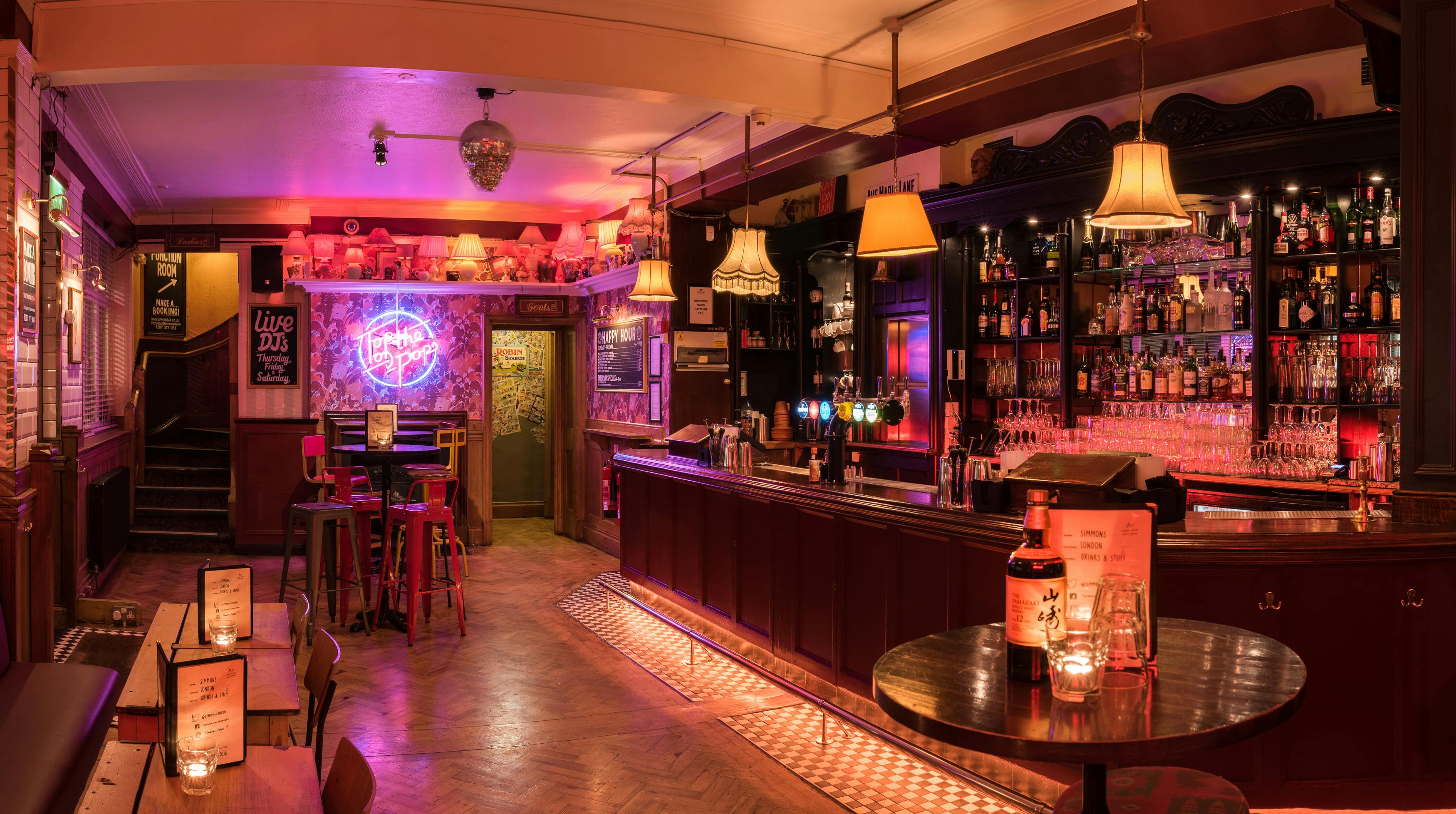 Stylish bar venue hire in Euston Square for networking and intimate gatherings.