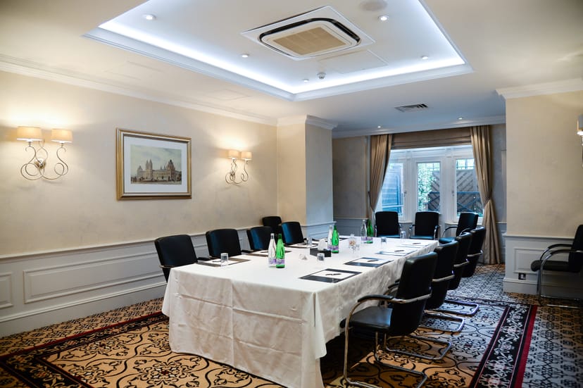The London Room at The Royal Horseguards Hotel, ideal for meetings and workshops.