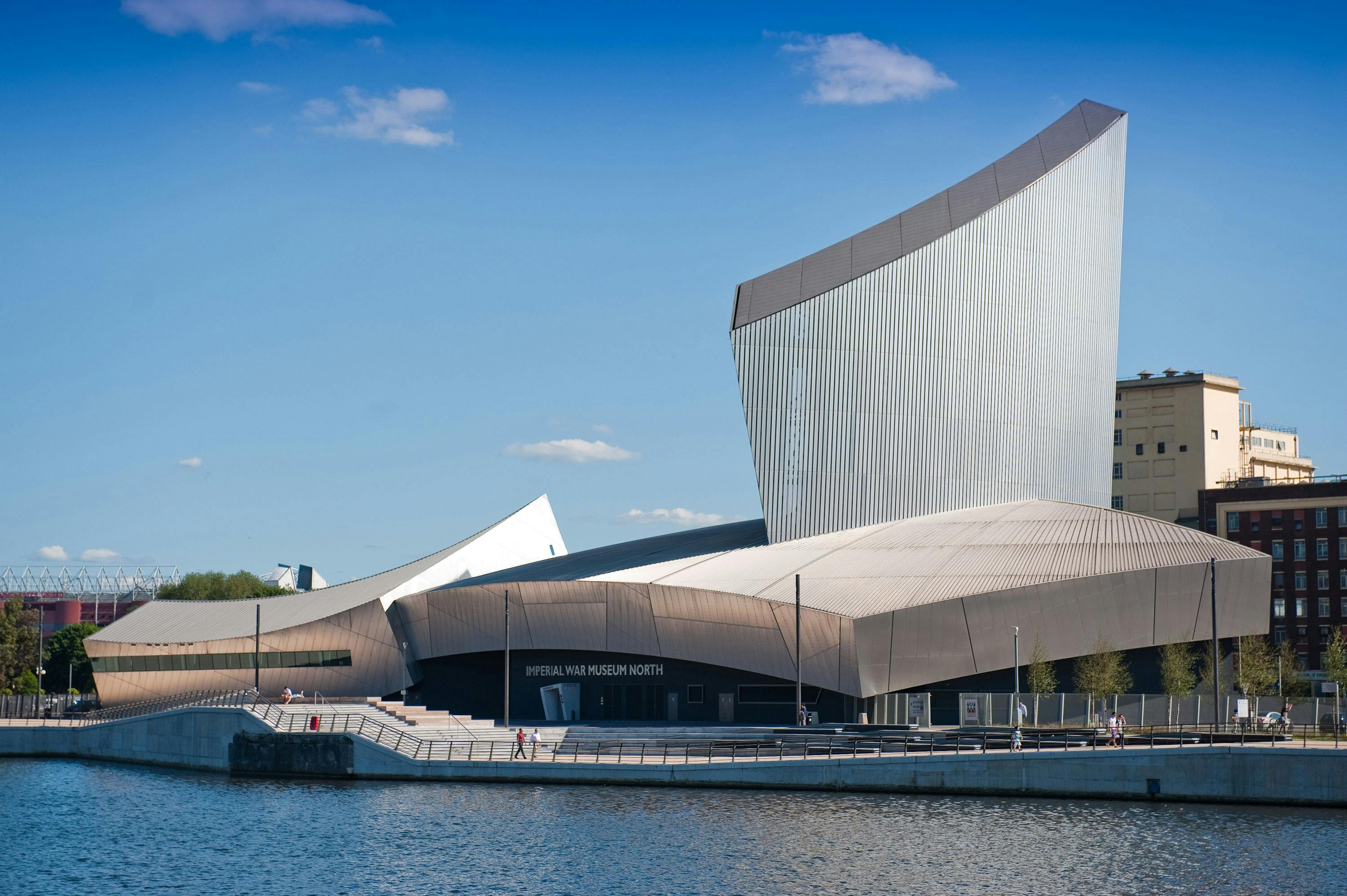 WaterShard 1&2 at Imperial War Museum North, modern venue for innovative events and conferences.