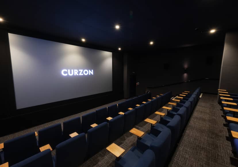 Curzon Aldgate Cinema Screen 3 with modern seating for film screenings and events.
