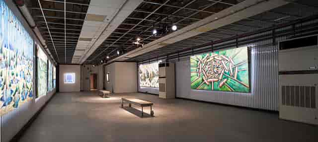 Spacious gallery venue, The Bricky One, ideal for art exhibitions and corporate events.