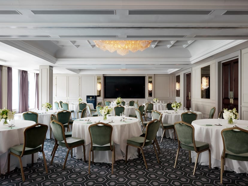 Grafton Suite at The Westbury Hotel, elegant event space for corporate meetings and gatherings.