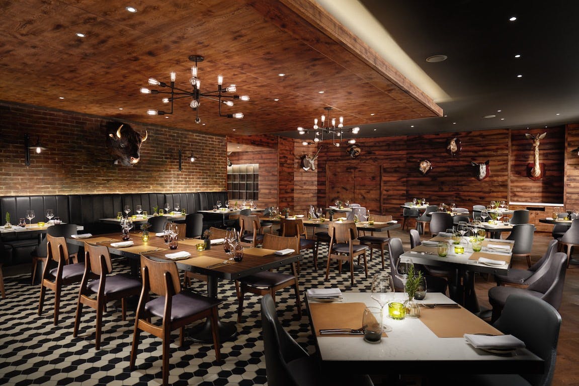 OXBO Restaurant in Hilton London Bankside, stylish venue for events and gatherings.