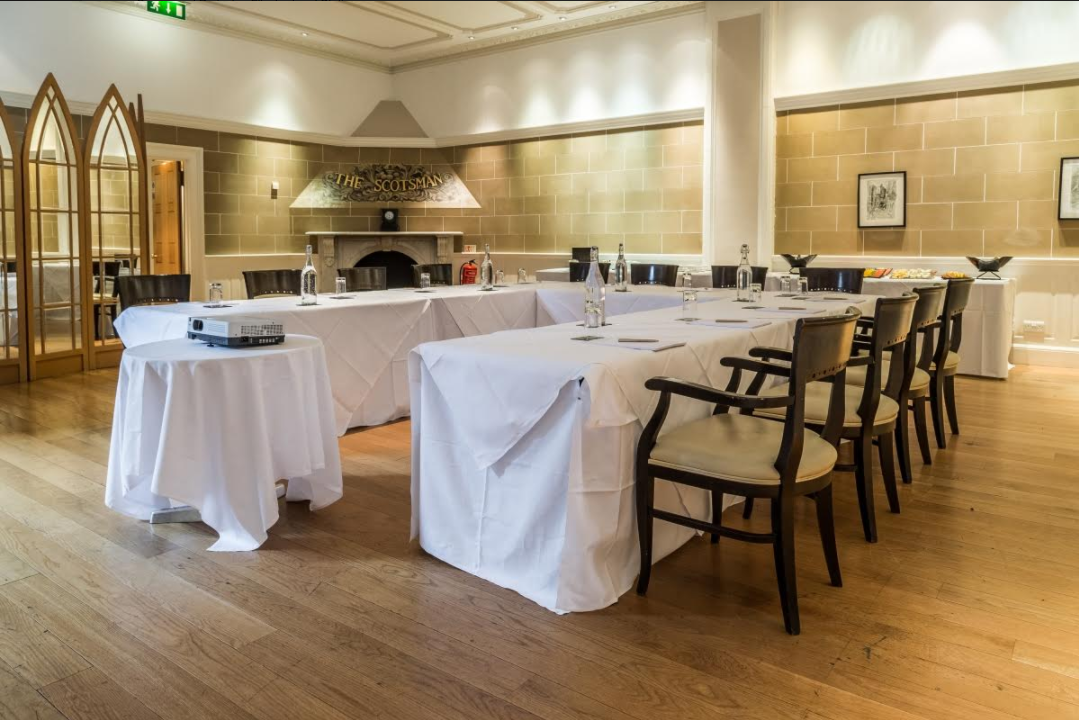The Drawing Room at The Scotsman Hotel: polished meeting space for professional events. - Banner