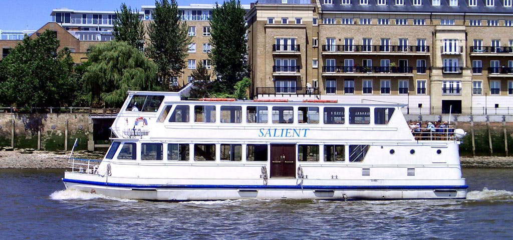 "Salient River Boat venue with scenic views for corporate events and celebrations."