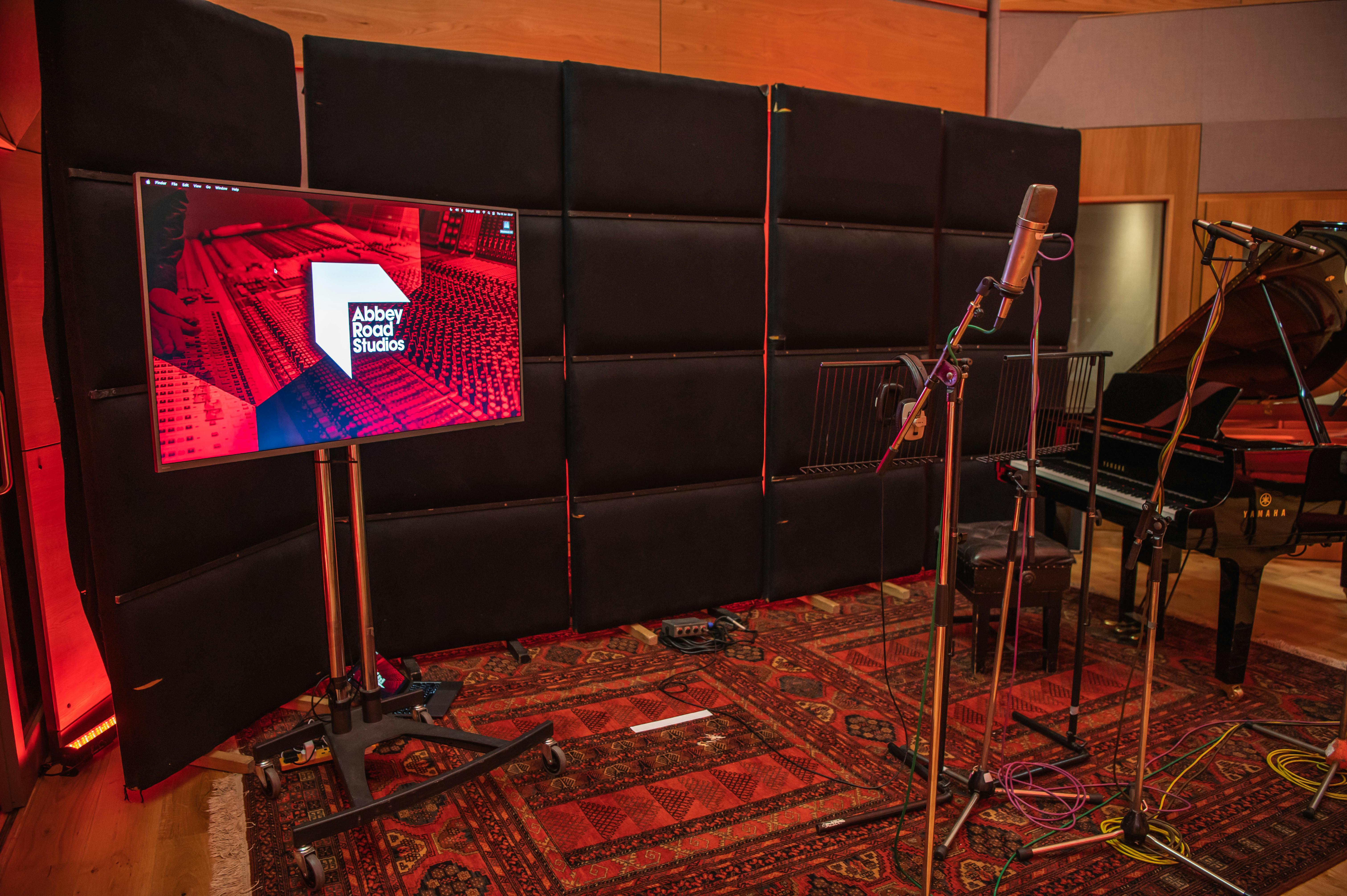 Studio Three at Abbey Road Studios: soundproof event space for audio recording and performances.