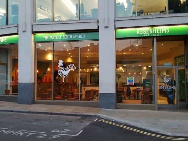 Vibrant Whole Restaurant exterior in Assenheims Bar & Grill, ideal for events and gatherings.