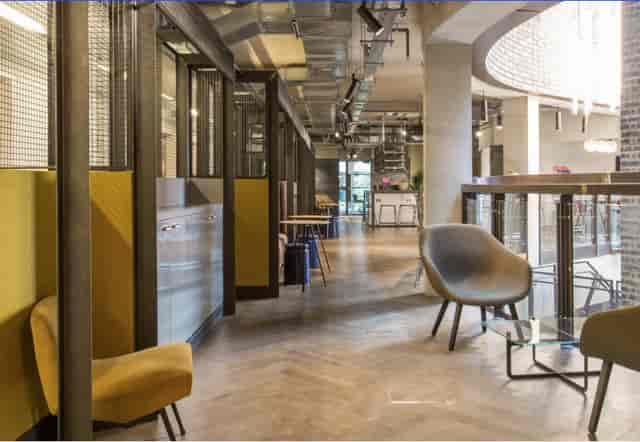 Modern meeting rooms at The Stanley Building for professional networking and small group workshops.